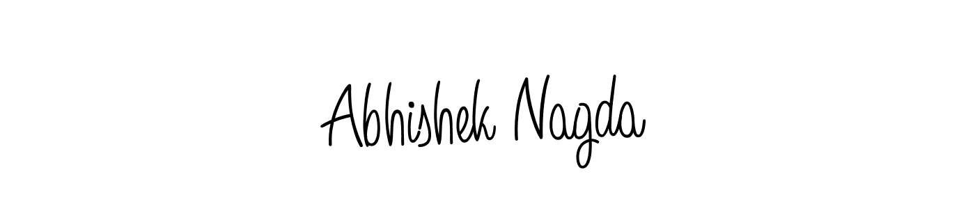 if you are searching for the best signature style for your name Abhishek Nagda. so please give up your signature search. here we have designed multiple signature styles  using Angelique-Rose-font-FFP. Abhishek Nagda signature style 5 images and pictures png
