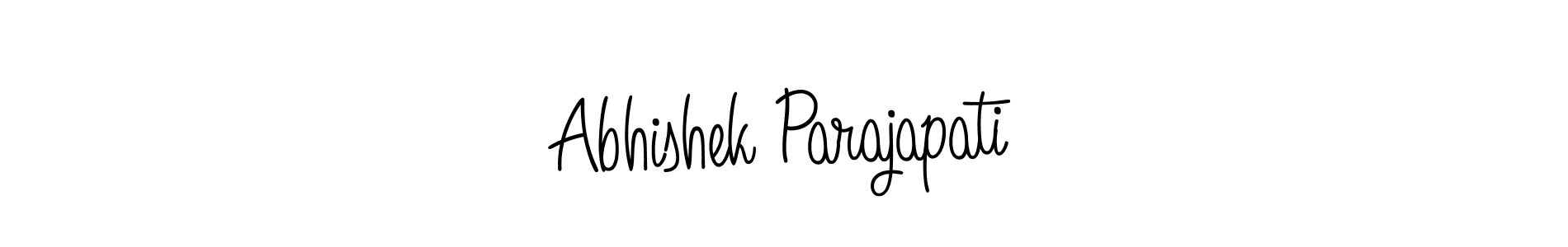 Here are the top 10 professional signature styles for the name Abhishek Parajapati. These are the best autograph styles you can use for your name. Abhishek Parajapati signature style 5 images and pictures png