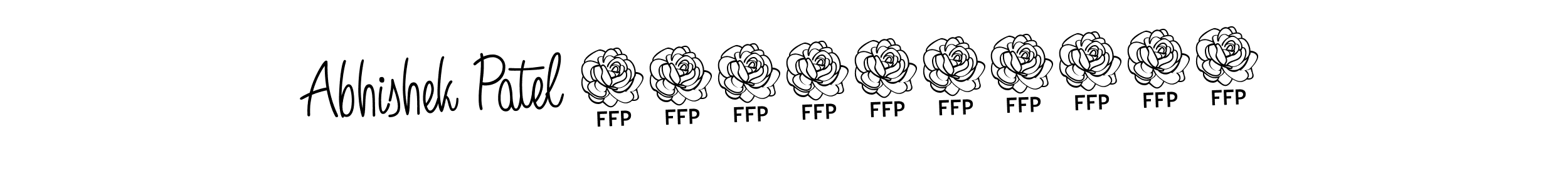 Angelique-Rose-font-FFP is a professional signature style that is perfect for those who want to add a touch of class to their signature. It is also a great choice for those who want to make their signature more unique. Get Abhishek Patel 9770534886 name to fancy signature for free. Abhishek Patel 9770534886 signature style 5 images and pictures png