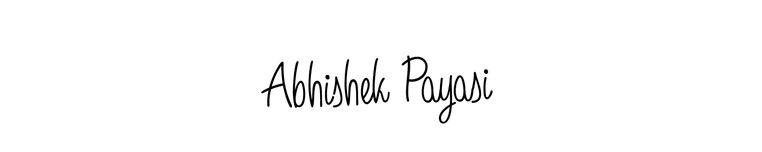 Also we have Abhishek Payasi name is the best signature style. Create professional handwritten signature collection using Angelique-Rose-font-FFP autograph style. Abhishek Payasi signature style 5 images and pictures png