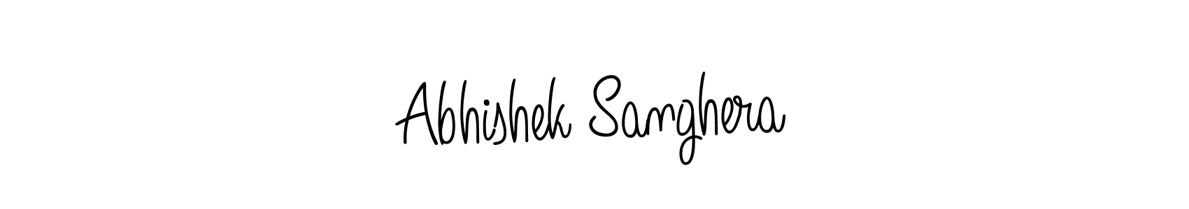 Make a beautiful signature design for name Abhishek Sanghera. Use this online signature maker to create a handwritten signature for free. Abhishek Sanghera signature style 5 images and pictures png