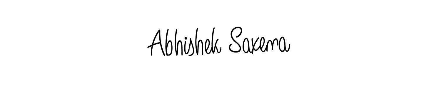 How to Draw Abhishek Saxena signature style? Angelique-Rose-font-FFP is a latest design signature styles for name Abhishek Saxena. Abhishek Saxena signature style 5 images and pictures png