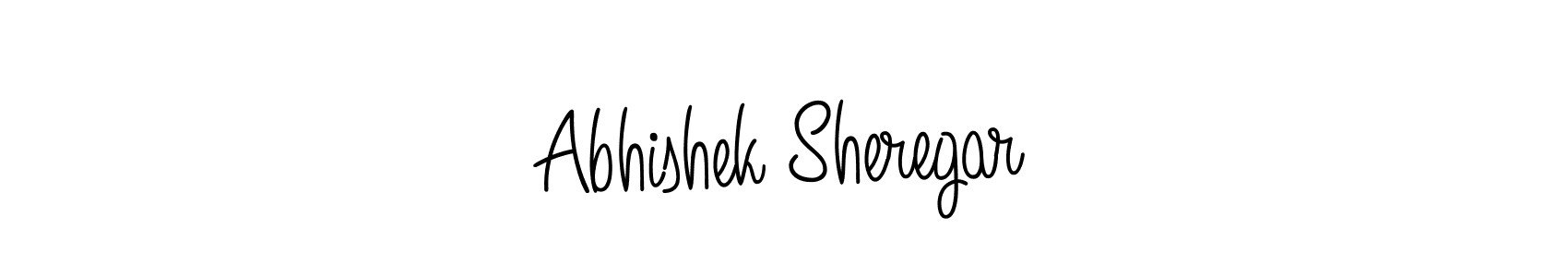 Make a beautiful signature design for name Abhishek Sheregar. Use this online signature maker to create a handwritten signature for free. Abhishek Sheregar signature style 5 images and pictures png