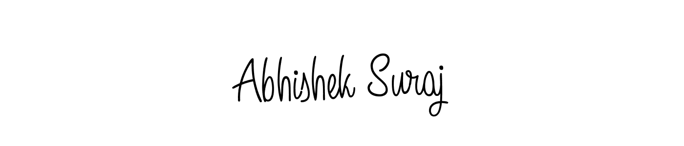 You can use this online signature creator to create a handwritten signature for the name Abhishek Suraj. This is the best online autograph maker. Abhishek Suraj signature style 5 images and pictures png