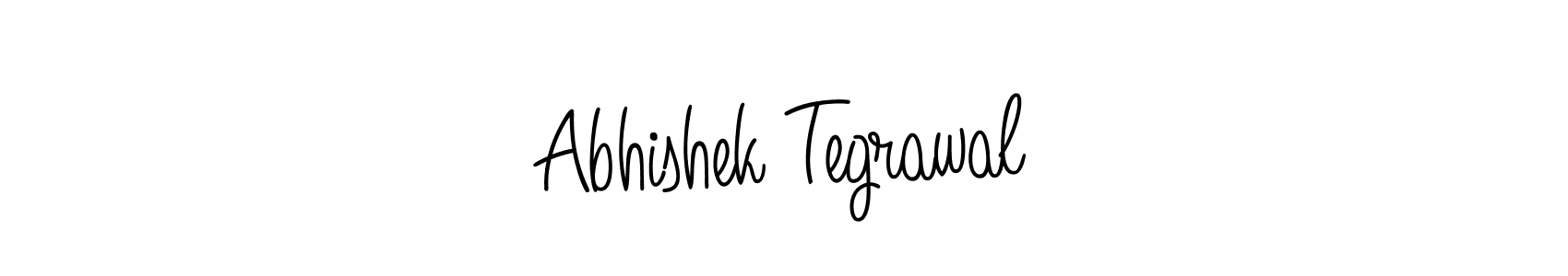Create a beautiful signature design for name Abhishek Tegrawal. With this signature (Angelique-Rose-font-FFP) fonts, you can make a handwritten signature for free. Abhishek Tegrawal signature style 5 images and pictures png