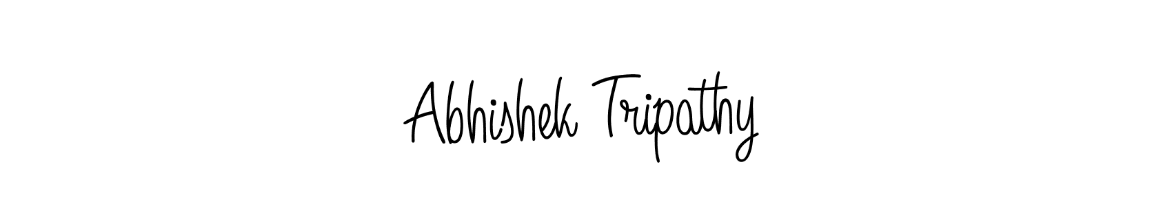 Design your own signature with our free online signature maker. With this signature software, you can create a handwritten (Angelique-Rose-font-FFP) signature for name Abhishek Tripathy. Abhishek Tripathy signature style 5 images and pictures png