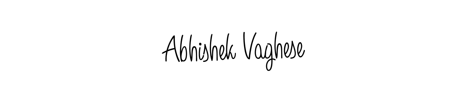 Best and Professional Signature Style for Abhishek Vaghese. Angelique-Rose-font-FFP Best Signature Style Collection. Abhishek Vaghese signature style 5 images and pictures png