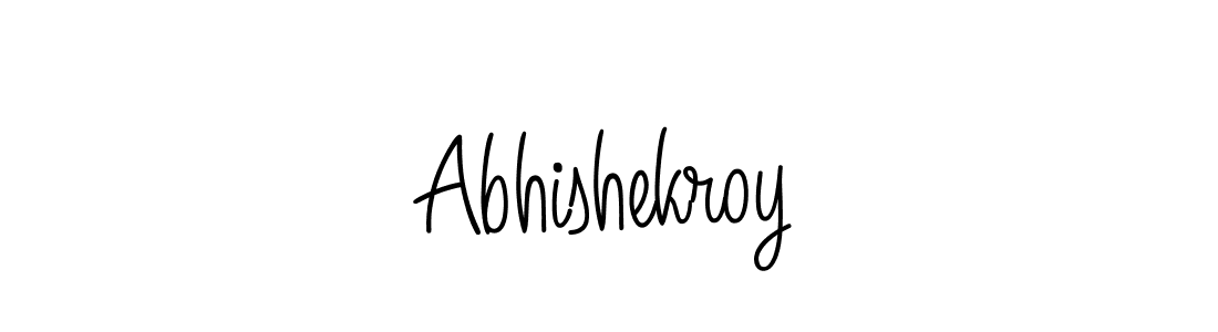 Also we have Abhishekroy name is the best signature style. Create professional handwritten signature collection using Angelique-Rose-font-FFP autograph style. Abhishekroy signature style 5 images and pictures png