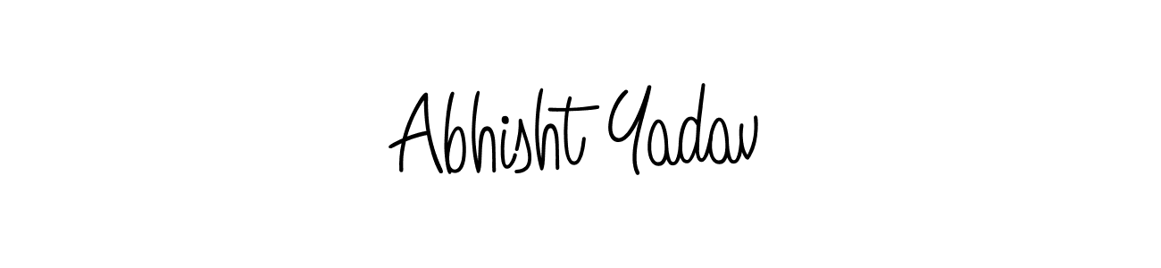 This is the best signature style for the Abhisht Yadav name. Also you like these signature font (Angelique-Rose-font-FFP). Mix name signature. Abhisht Yadav signature style 5 images and pictures png