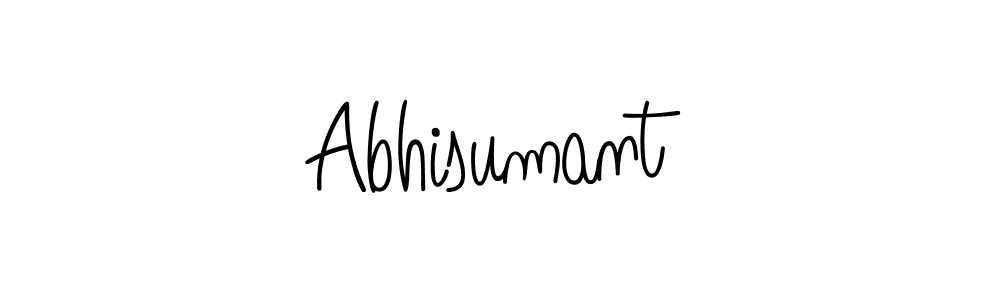 Make a beautiful signature design for name Abhisumant. Use this online signature maker to create a handwritten signature for free. Abhisumant signature style 5 images and pictures png