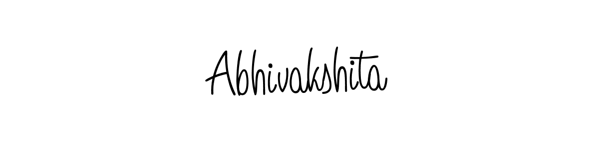 Abhivakshita stylish signature style. Best Handwritten Sign (Angelique-Rose-font-FFP) for my name. Handwritten Signature Collection Ideas for my name Abhivakshita. Abhivakshita signature style 5 images and pictures png