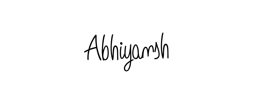 Make a beautiful signature design for name Abhiyansh. Use this online signature maker to create a handwritten signature for free. Abhiyansh signature style 5 images and pictures png