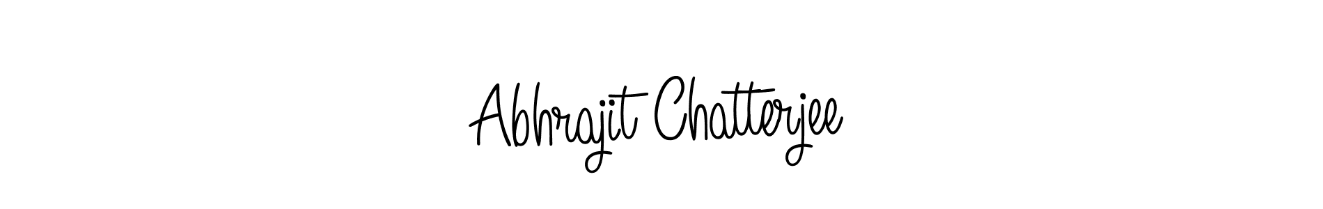 Use a signature maker to create a handwritten signature online. With this signature software, you can design (Angelique-Rose-font-FFP) your own signature for name Abhrajit Chatterjee. Abhrajit Chatterjee signature style 5 images and pictures png