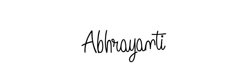 Similarly Angelique-Rose-font-FFP is the best handwritten signature design. Signature creator online .You can use it as an online autograph creator for name Abhrayanti. Abhrayanti signature style 5 images and pictures png