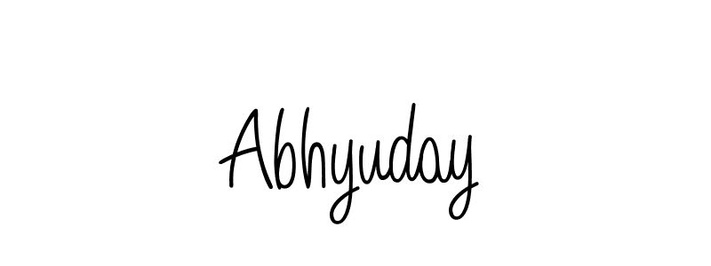 Also we have Abhyuday name is the best signature style. Create professional handwritten signature collection using Angelique-Rose-font-FFP autograph style. Abhyuday signature style 5 images and pictures png