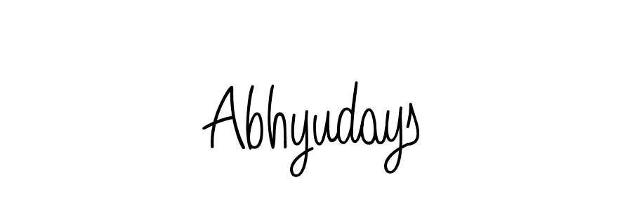 Create a beautiful signature design for name Abhyudays. With this signature (Angelique-Rose-font-FFP) fonts, you can make a handwritten signature for free. Abhyudays signature style 5 images and pictures png