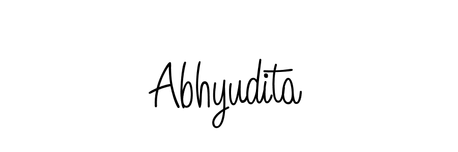 Abhyudita stylish signature style. Best Handwritten Sign (Angelique-Rose-font-FFP) for my name. Handwritten Signature Collection Ideas for my name Abhyudita. Abhyudita signature style 5 images and pictures png