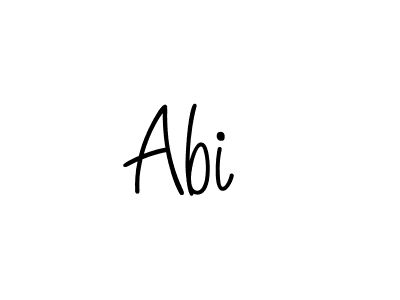 Create a beautiful signature design for name Abi . With this signature (Angelique-Rose-font-FFP) fonts, you can make a handwritten signature for free. Abi  signature style 5 images and pictures png