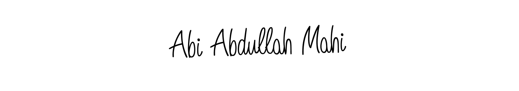 Angelique-Rose-font-FFP is a professional signature style that is perfect for those who want to add a touch of class to their signature. It is also a great choice for those who want to make their signature more unique. Get Abi Abdullah Mahi name to fancy signature for free. Abi Abdullah Mahi signature style 5 images and pictures png