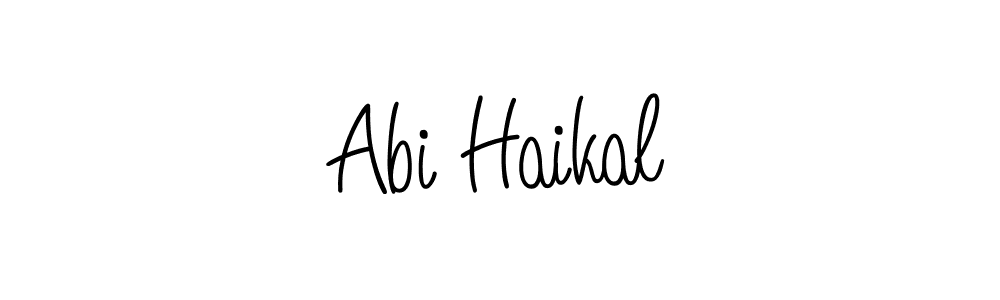 Angelique-Rose-font-FFP is a professional signature style that is perfect for those who want to add a touch of class to their signature. It is also a great choice for those who want to make their signature more unique. Get Abi Haikal name to fancy signature for free. Abi Haikal signature style 5 images and pictures png
