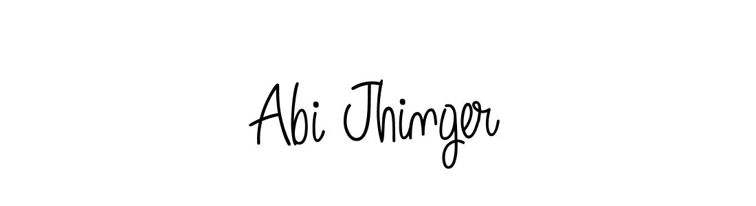 Make a beautiful signature design for name Abi Jhinger. Use this online signature maker to create a handwritten signature for free. Abi Jhinger signature style 5 images and pictures png