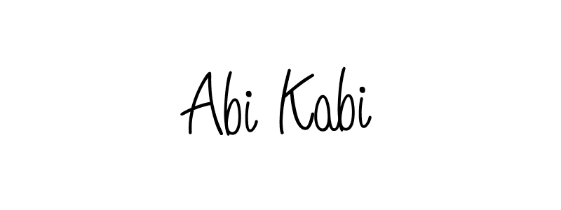 Best and Professional Signature Style for Abi Kabi. Angelique-Rose-font-FFP Best Signature Style Collection. Abi Kabi signature style 5 images and pictures png