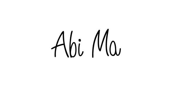 How to make Abi Ma signature? Angelique-Rose-font-FFP is a professional autograph style. Create handwritten signature for Abi Ma name. Abi Ma signature style 5 images and pictures png