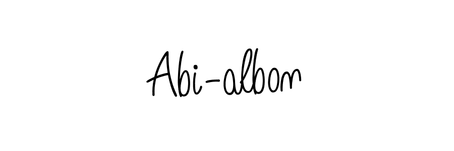 Make a short Abi-albon signature style. Manage your documents anywhere anytime using Angelique-Rose-font-FFP. Create and add eSignatures, submit forms, share and send files easily. Abi-albon signature style 5 images and pictures png