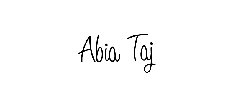 Make a short Abia Taj signature style. Manage your documents anywhere anytime using Angelique-Rose-font-FFP. Create and add eSignatures, submit forms, share and send files easily. Abia Taj signature style 5 images and pictures png