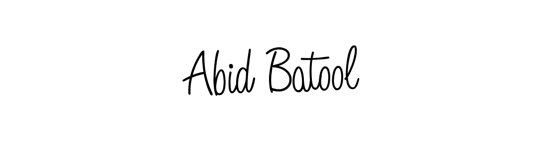 The best way (Angelique-Rose-font-FFP) to make a short signature is to pick only two or three words in your name. The name Abid Batool include a total of six letters. For converting this name. Abid Batool signature style 5 images and pictures png