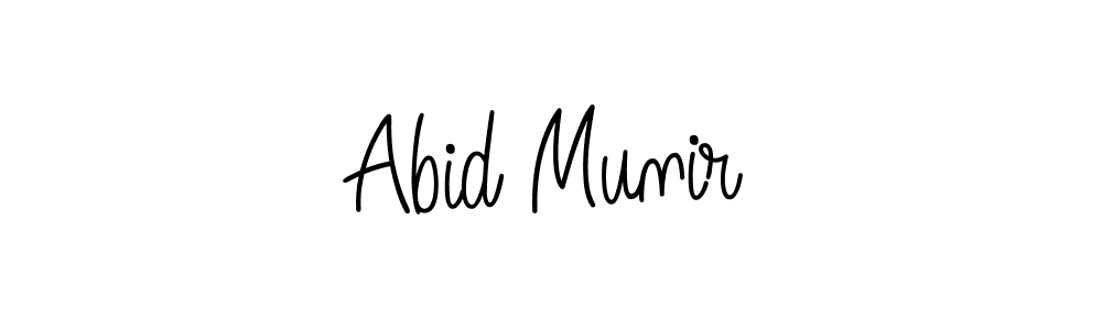 Make a short Abid Munir signature style. Manage your documents anywhere anytime using Angelique-Rose-font-FFP. Create and add eSignatures, submit forms, share and send files easily. Abid Munir signature style 5 images and pictures png