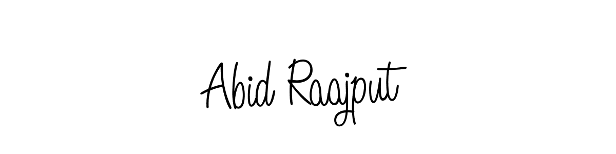 Angelique-Rose-font-FFP is a professional signature style that is perfect for those who want to add a touch of class to their signature. It is also a great choice for those who want to make their signature more unique. Get Abid Raajput name to fancy signature for free. Abid Raajput signature style 5 images and pictures png