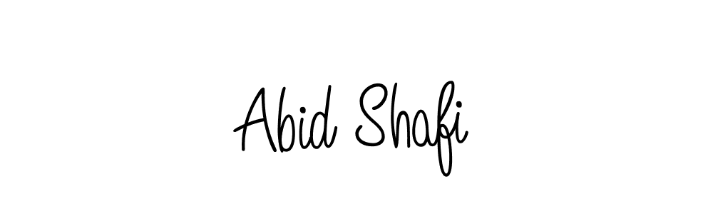 Make a beautiful signature design for name Abid Shafi. With this signature (Angelique-Rose-font-FFP) style, you can create a handwritten signature for free. Abid Shafi signature style 5 images and pictures png