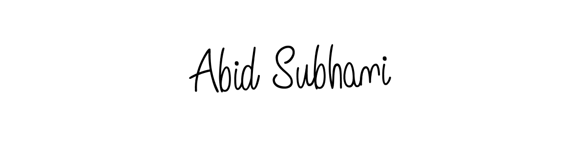 Similarly Angelique-Rose-font-FFP is the best handwritten signature design. Signature creator online .You can use it as an online autograph creator for name Abid Subhani. Abid Subhani signature style 5 images and pictures png