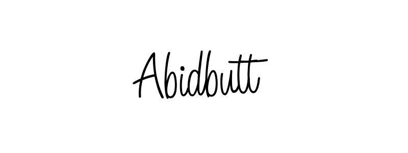 You can use this online signature creator to create a handwritten signature for the name Abidbutt. This is the best online autograph maker. Abidbutt signature style 5 images and pictures png