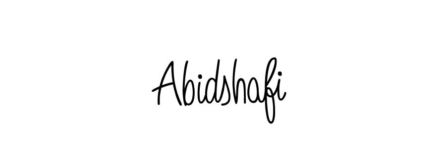 You should practise on your own different ways (Angelique-Rose-font-FFP) to write your name (Abidshafi) in signature. don't let someone else do it for you. Abidshafi signature style 5 images and pictures png