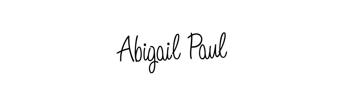 Also You can easily find your signature by using the search form. We will create Abigail Paul name handwritten signature images for you free of cost using Angelique-Rose-font-FFP sign style. Abigail Paul signature style 5 images and pictures png