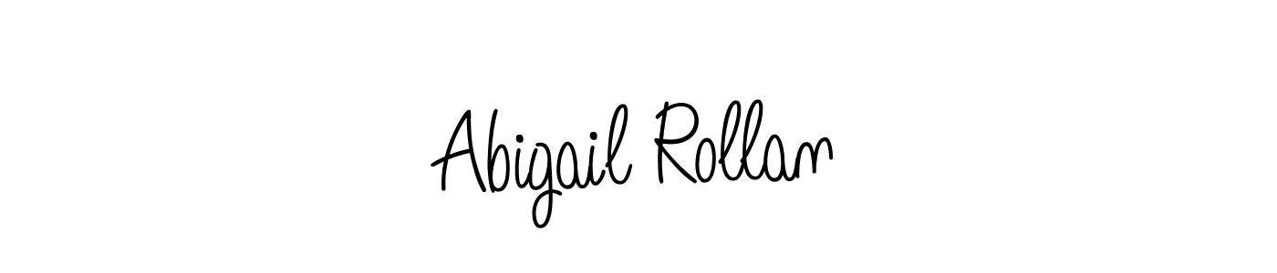 Create a beautiful signature design for name Abigail Rollan. With this signature (Angelique-Rose-font-FFP) fonts, you can make a handwritten signature for free. Abigail Rollan signature style 5 images and pictures png