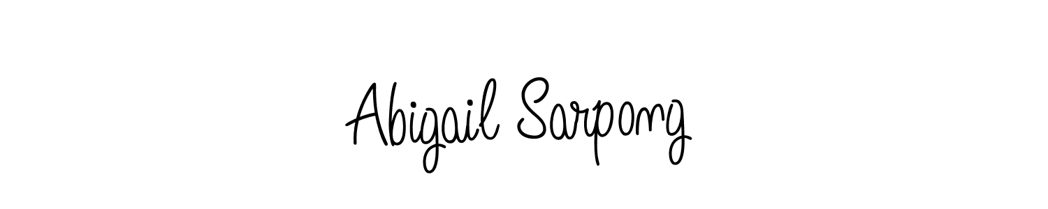 Make a short Abigail Sarpong signature style. Manage your documents anywhere anytime using Angelique-Rose-font-FFP. Create and add eSignatures, submit forms, share and send files easily. Abigail Sarpong signature style 5 images and pictures png
