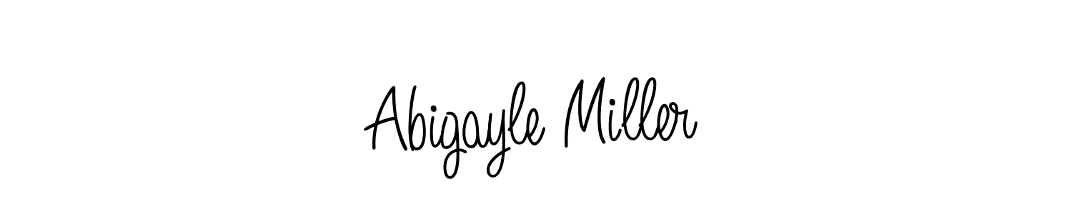 Also You can easily find your signature by using the search form. We will create Abigayle Miller name handwritten signature images for you free of cost using Angelique-Rose-font-FFP sign style. Abigayle Miller signature style 5 images and pictures png
