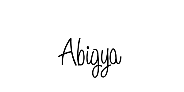 How to Draw Abigya signature style? Angelique-Rose-font-FFP is a latest design signature styles for name Abigya. Abigya signature style 5 images and pictures png