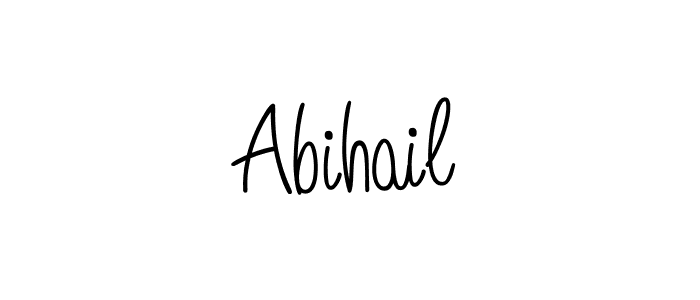 Create a beautiful signature design for name Abihail. With this signature (Angelique-Rose-font-FFP) fonts, you can make a handwritten signature for free. Abihail signature style 5 images and pictures png