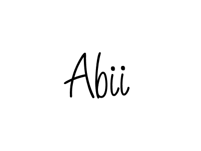 How to Draw Abii signature style? Angelique-Rose-font-FFP is a latest design signature styles for name Abii. Abii signature style 5 images and pictures png