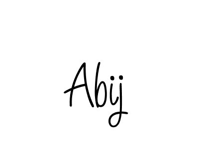 Make a beautiful signature design for name Abij. Use this online signature maker to create a handwritten signature for free. Abij signature style 5 images and pictures png