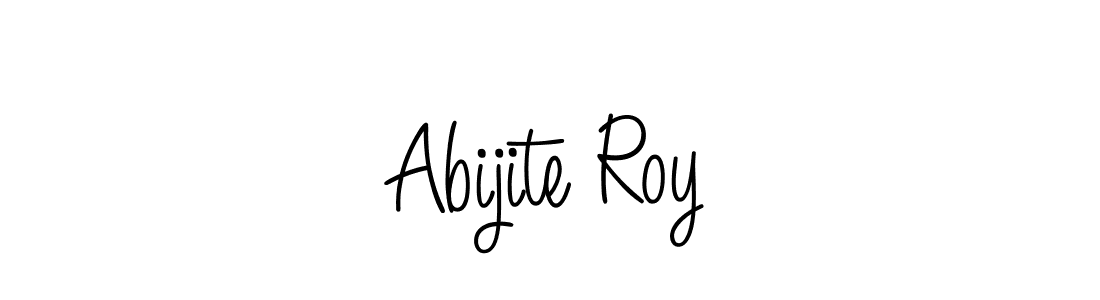 Make a beautiful signature design for name Abijite Roy. With this signature (Angelique-Rose-font-FFP) style, you can create a handwritten signature for free. Abijite Roy signature style 5 images and pictures png