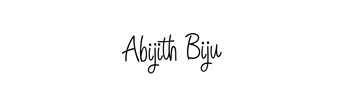 Make a beautiful signature design for name Abijith Biju. Use this online signature maker to create a handwritten signature for free. Abijith Biju signature style 5 images and pictures png