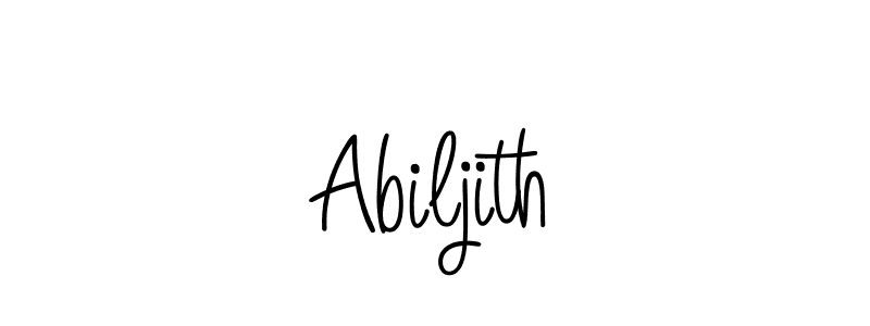 Make a beautiful signature design for name Abiljith. Use this online signature maker to create a handwritten signature for free. Abiljith signature style 5 images and pictures png