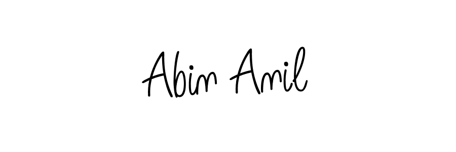 How to Draw Abin Anil signature style? Angelique-Rose-font-FFP is a latest design signature styles for name Abin Anil. Abin Anil signature style 5 images and pictures png