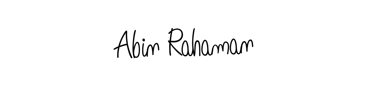 Best and Professional Signature Style for Abin Rahaman. Angelique-Rose-font-FFP Best Signature Style Collection. Abin Rahaman signature style 5 images and pictures png