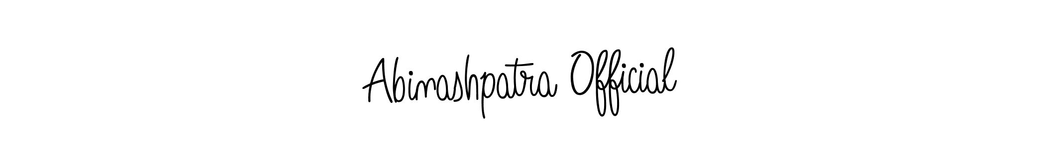 Make a short Abinashpatra Official signature style. Manage your documents anywhere anytime using Angelique-Rose-font-FFP. Create and add eSignatures, submit forms, share and send files easily. Abinashpatra Official signature style 5 images and pictures png